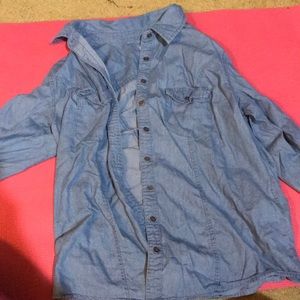 Button up jean shirt